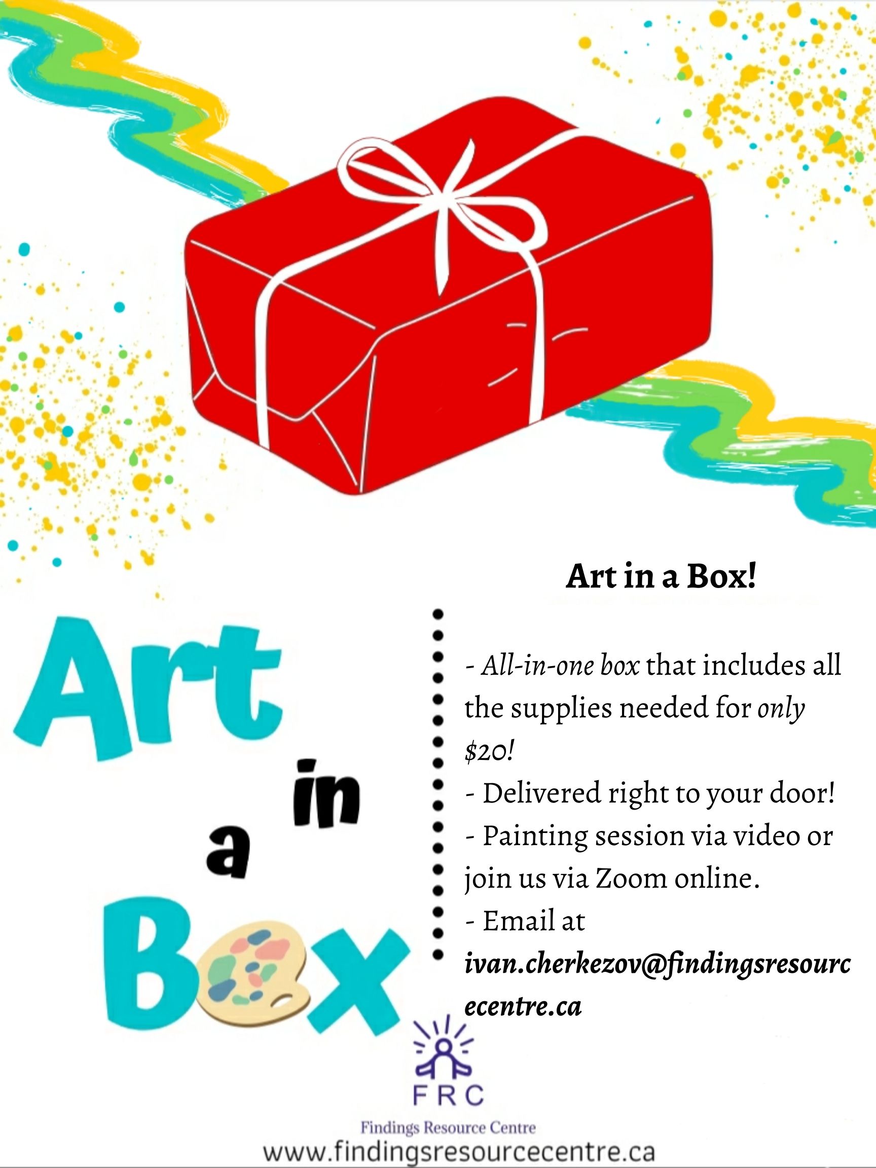 Art in a Box! updated Findings Resource Centre Calgary